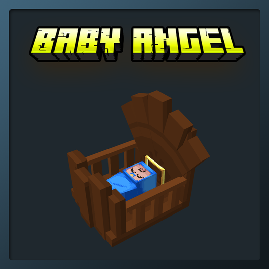 Angel Baby in Crib